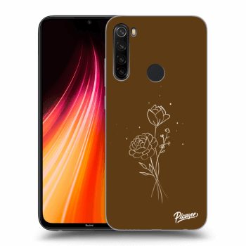Picasee ULTIMATE CASE Xiaomi Redmi Note 8T - készülékre - Brown flowers
