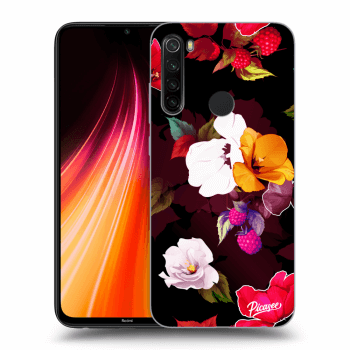 Szilikon tok erre a típusra Xiaomi Redmi Note 8T - Flowers and Berries