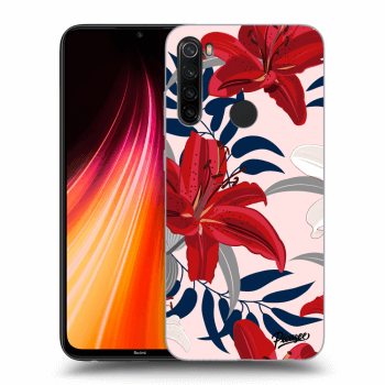 Szilikon tok erre a típusra Xiaomi Redmi Note 8T - Red Lily