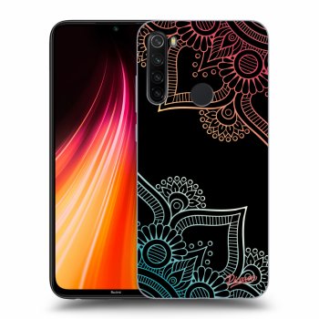 Szilikon tok erre a típusra Xiaomi Redmi Note 8T - Flowers pattern