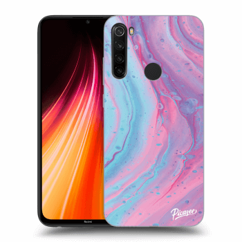 Szilikon tok erre a típusra Xiaomi Redmi Note 8T - Pink liquid