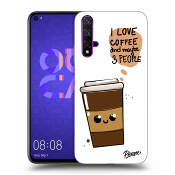 Szilikon tok erre a típusra Huawei Nova 5T - Cute coffee