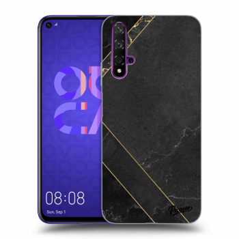 Szilikon tok erre a típusra Huawei Nova 5T - Black tile