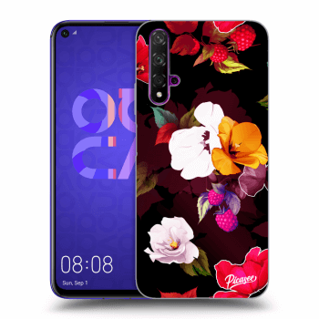 Szilikon tok erre a típusra Huawei Nova 5T - Flowers and Berries