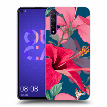 Szilikon tok erre a típusra Huawei Nova 5T - Hibiscus