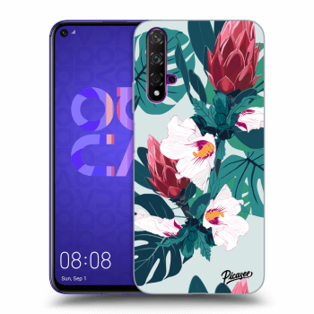 Szilikon tok erre a típusra Huawei Nova 5T - Rhododendron