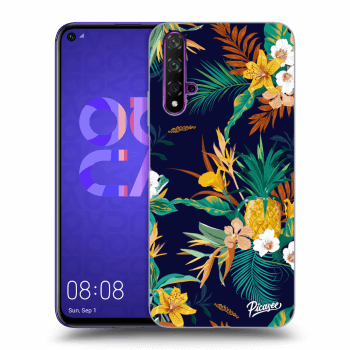 Szilikon tok erre a típusra Huawei Nova 5T - Pineapple Color