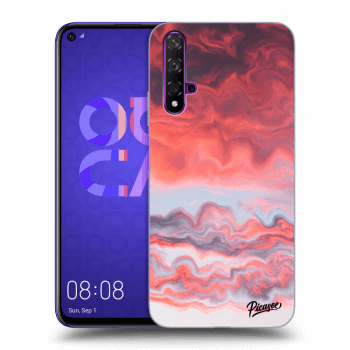 Szilikon tok erre a típusra Huawei Nova 5T - Sunset