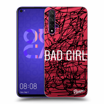 Picasee fekete szilikon tok az alábbi mobiltelefonokra Huawei Nova 5T - Bad girl