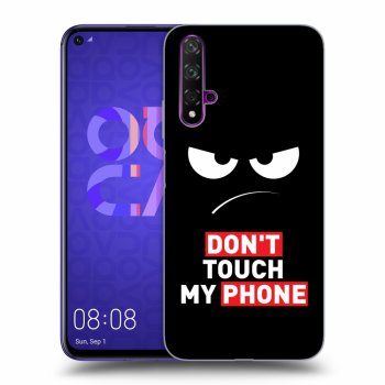 Szilikon tok erre a típusra Huawei Nova 5T - Angry Eyes - Transparent