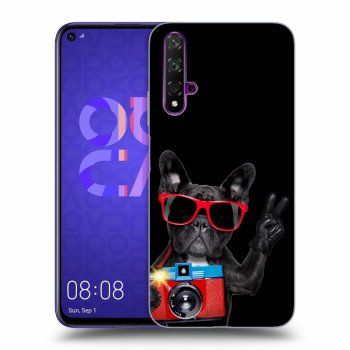 Szilikon tok erre a típusra Huawei Nova 5T - French Bulldog