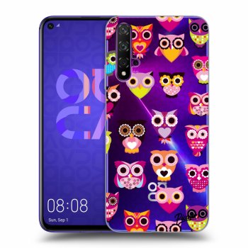 Picasee átlátszó szilikon tok az alábbi mobiltelefonokra Huawei Nova 5T - Owls