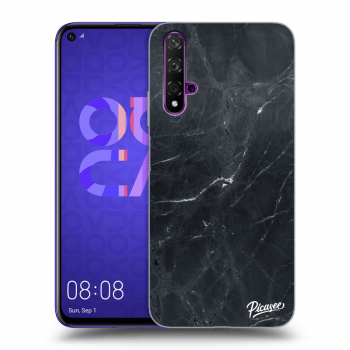 Szilikon tok erre a típusra Huawei Nova 5T - Black marble