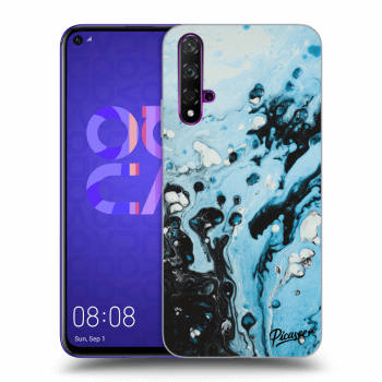 Szilikon tok erre a típusra Huawei Nova 5T - Organic blue