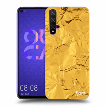 Szilikon tok erre a típusra Huawei Nova 5T - Gold