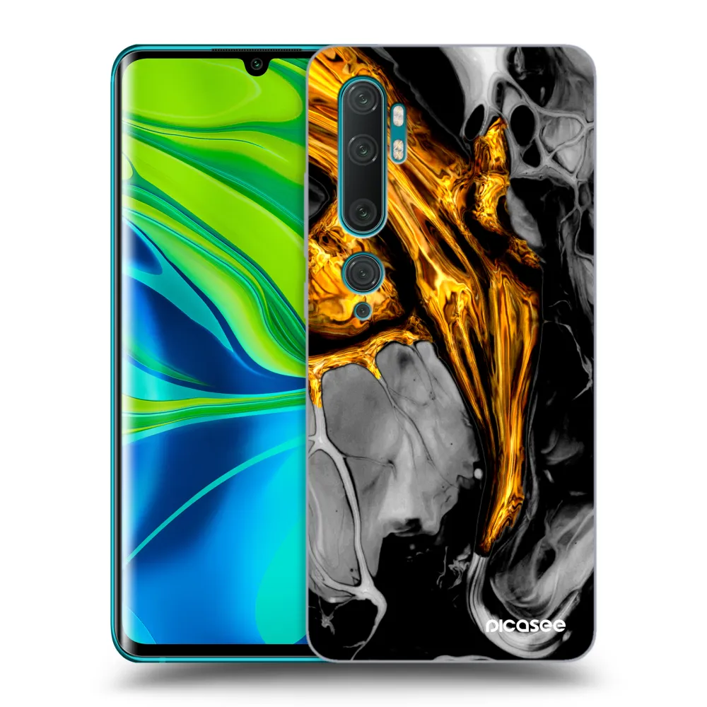 Picasee ULTIMATE CASE Xiaomi Mi Note 10 (Pro) - készülékre - Black Gold