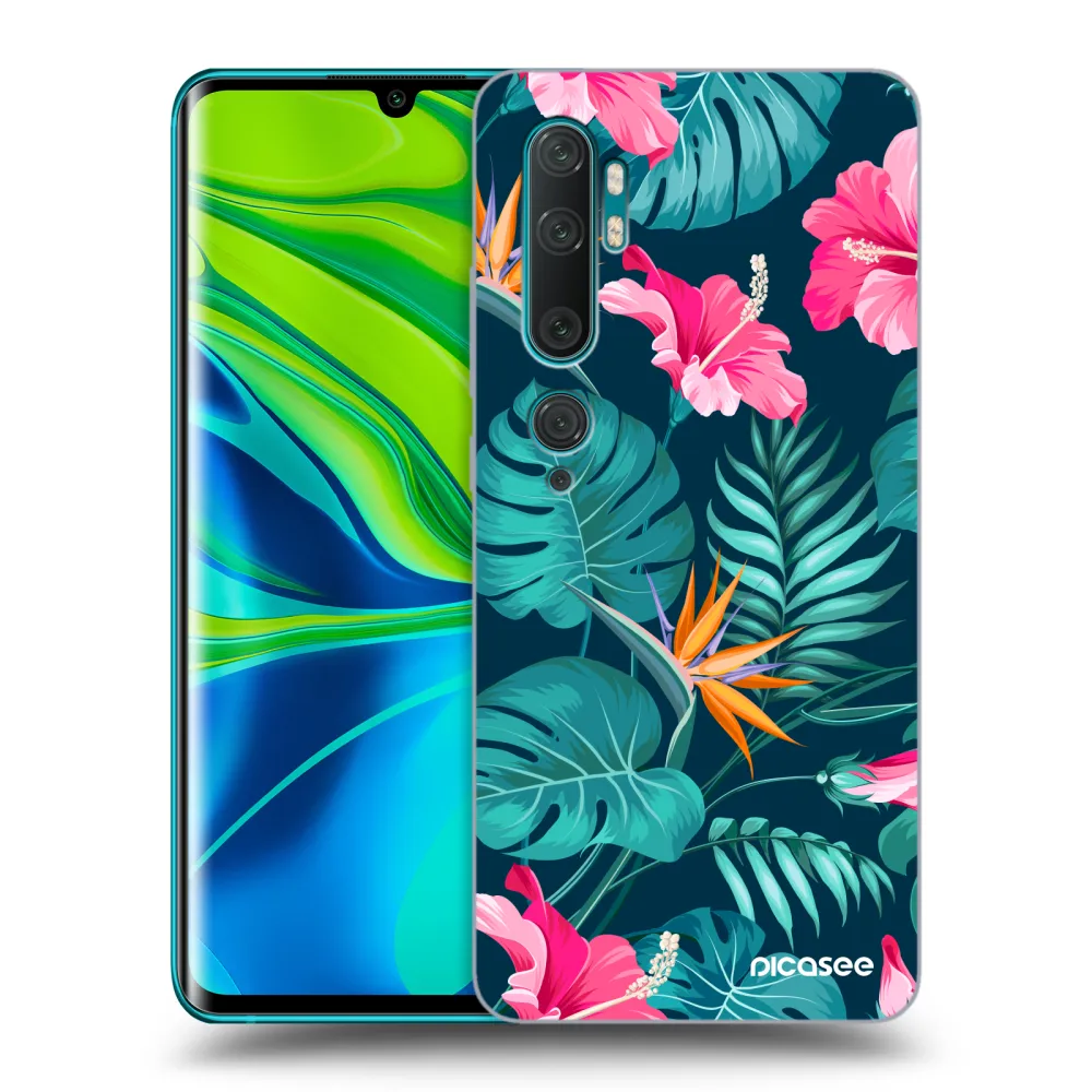 Picasee ULTIMATE CASE Xiaomi Mi Note 10 (Pro) - készülékre - Pink Monstera
