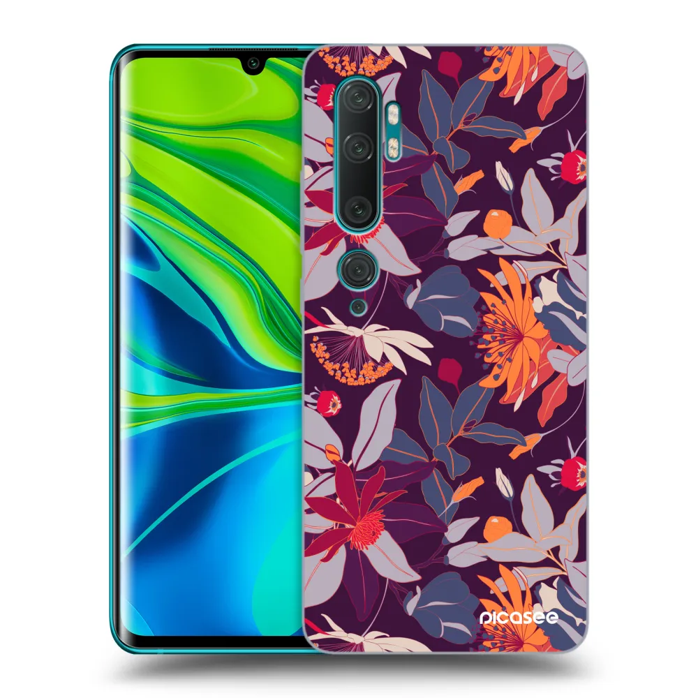 Picasee ULTIMATE CASE Xiaomi Mi Note 10 (Pro) - készülékre - Purple Leaf
