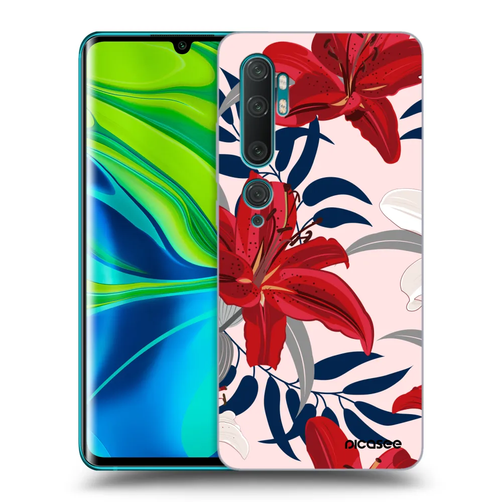 Picasee ULTIMATE CASE Xiaomi Mi Note 10 (Pro) - készülékre - Red Lily