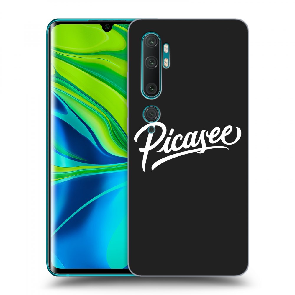 Picasee fekete szilikon tok az alábbi mobiltelefonokra Xiaomi Mi Note 10 (Pro) - Picasee - White