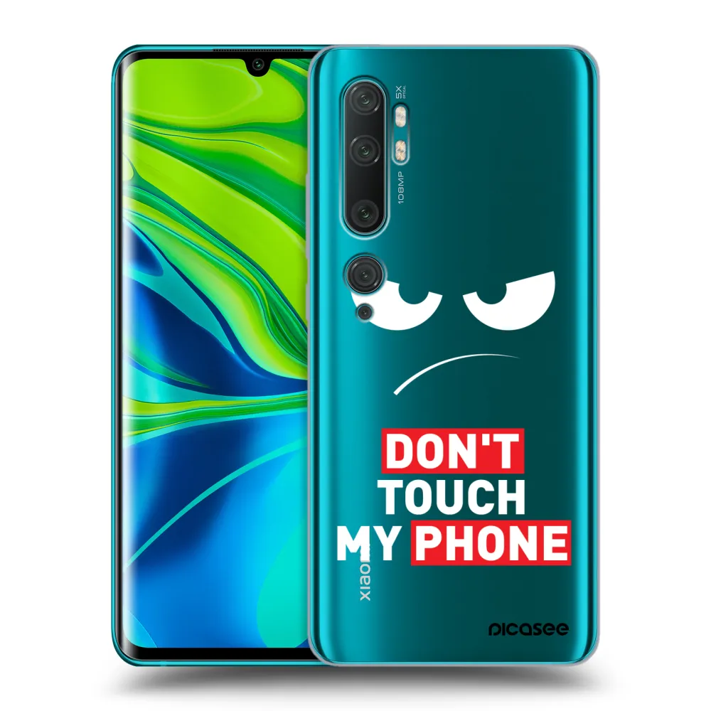Picasee átlátszó szilikon tok az alábbi mobiltelefonokra Xiaomi Mi Note 10 (Pro) - Angry Eyes - Transparent