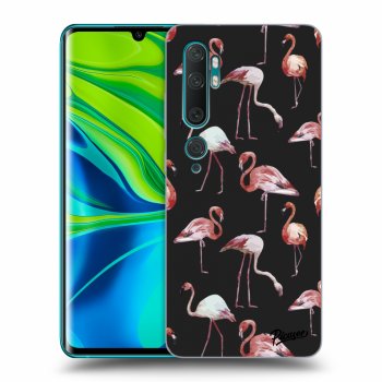 Picasee fekete szilikon tok az alábbi mobiltelefonokra Xiaomi Mi Note 10 (Pro) - Flamingos