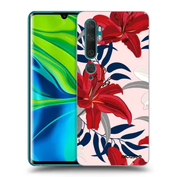 Szilikon tok erre a típusra Xiaomi Mi Note 10 (Pro) - Red Lily