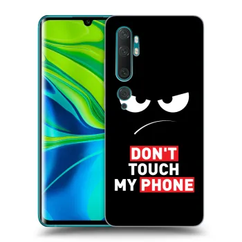 Szilikon tok erre a típusra Xiaomi Mi Note 10 (Pro) - Angry Eyes - Transparent