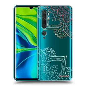 Picasee átlátszó szilikon tok az alábbi mobiltelefonokra Xiaomi Mi Note 10 (Pro) - Flowers pattern
