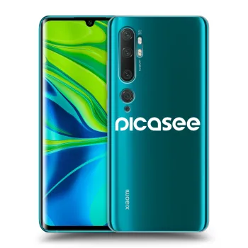 Picasee átlátszó szilikon tok az alábbi mobiltelefonokra Xiaomi Mi Note 10 (Pro) - Picasee - new logo - white