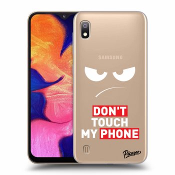 Tok az alábbi mobiltelefonokra Samsung Galaxy A10 A105F - Angry Eyes - Transparent