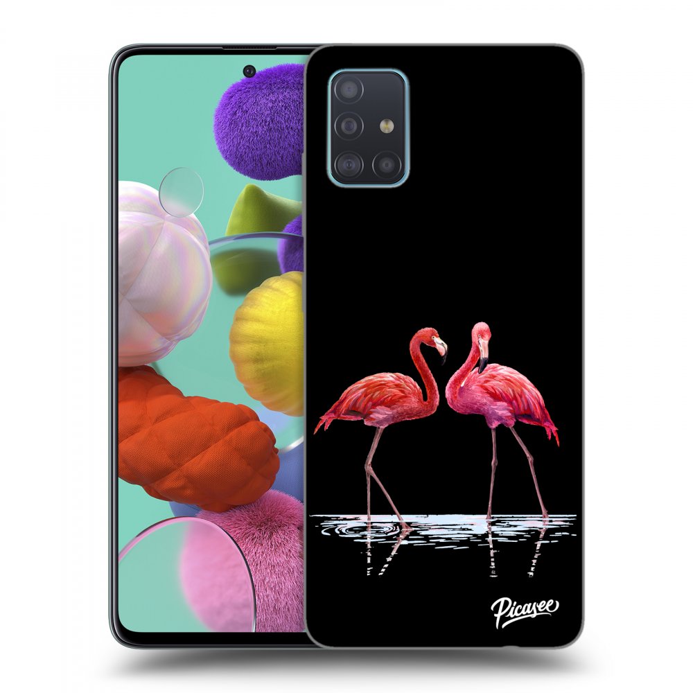 Picasee ULTIMATE CASE Samsung Galaxy A51 A515F - készülékre - Flamingos couple