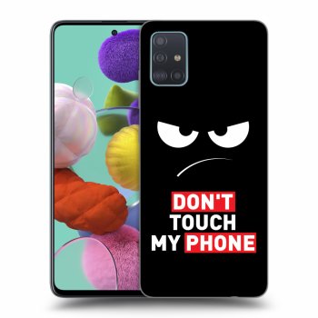 Szilikon tok erre a típusra Samsung Galaxy A51 A515F - Angry Eyes - Transparent