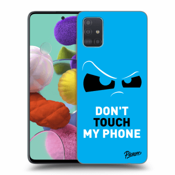Szilikon tok erre a típusra Samsung Galaxy A51 A515F - Cloudy Eye - Blue