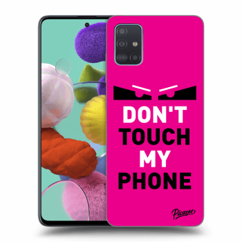 Szilikon tok erre a típusra Samsung Galaxy A51 A515F - Shadow Eye - Pink