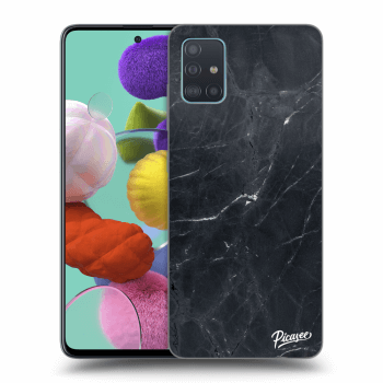 Szilikon tok erre a típusra Samsung Galaxy A51 A515F - Black marble