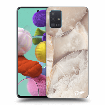 Szilikon tok erre a típusra Samsung Galaxy A51 A515F - Cream marble