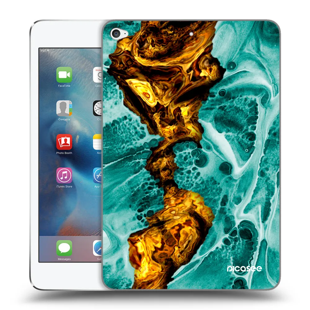 Picasee átlátszó szilikon tok az alábbi táblagépre Apple iPad mini 4 - Goldsky