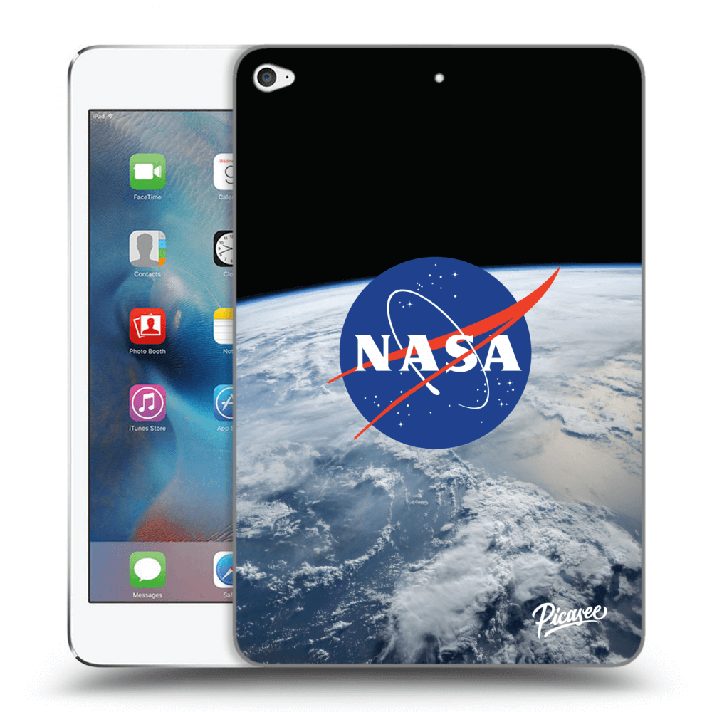 Picasee fekete szilikon tok az alábbi táblagépre Apple iPad mini 4 - Nasa Earth