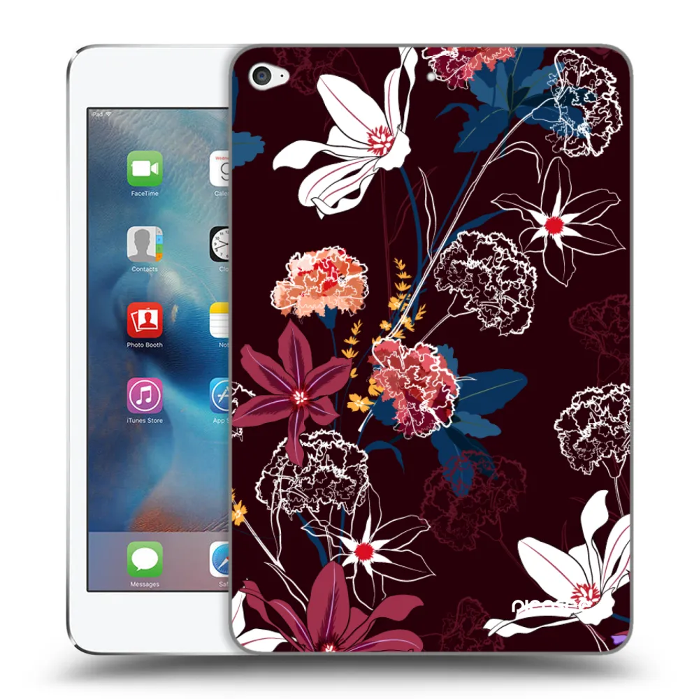 Picasee átlátszó szilikon tok az alábbi táblagépre Apple iPad mini 4 - Dark Meadow