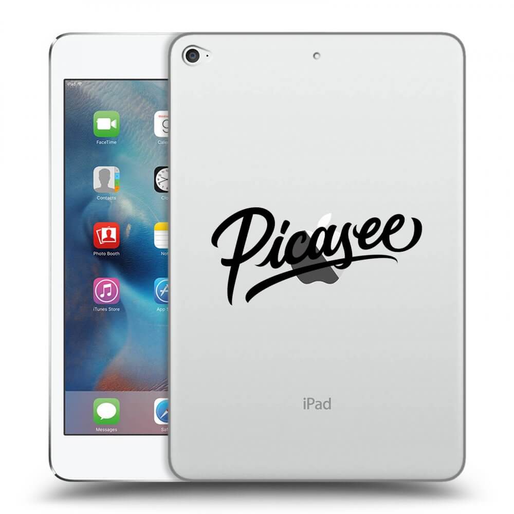 Picasee átlátszó szilikon tok az alábbi táblagépre Apple iPad mini 4 - Picasee - black
