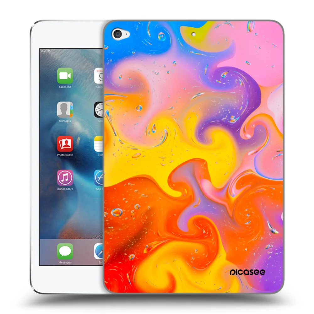Picasee átlátszó szilikon tok az alábbi táblagépre Apple iPad mini 4 - Bubbles