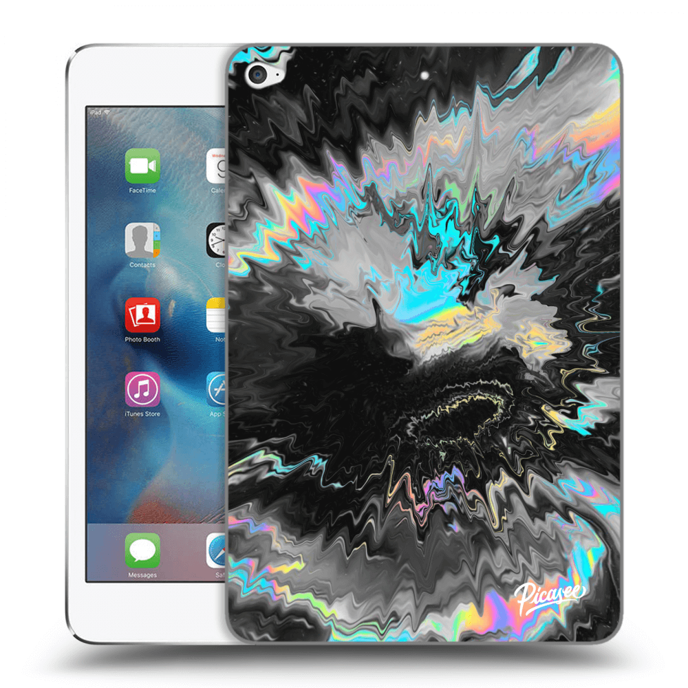 Picasee fekete szilikon tok az alábbi táblagépre Apple iPad mini 4 - Magnetic