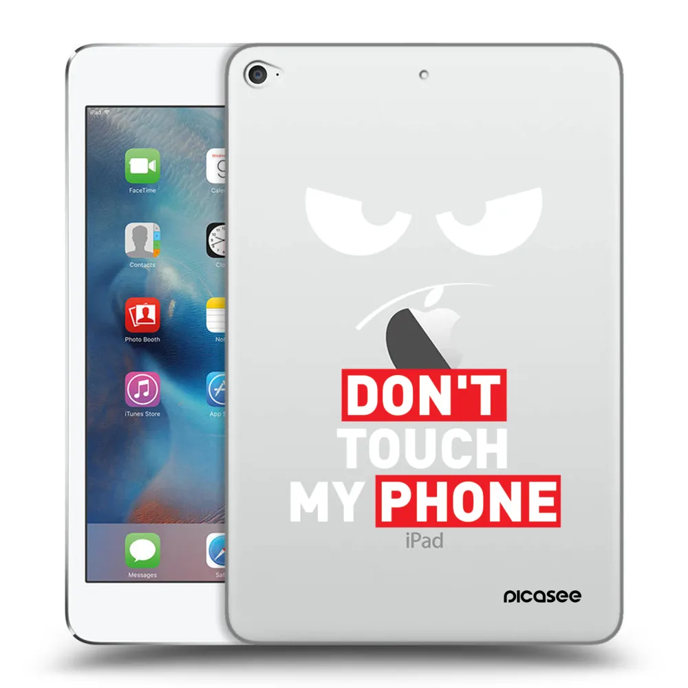 Picasee átlátszó szilikon tok az alábbi táblagépre Apple iPad mini 4 - Angry Eyes - Transparent