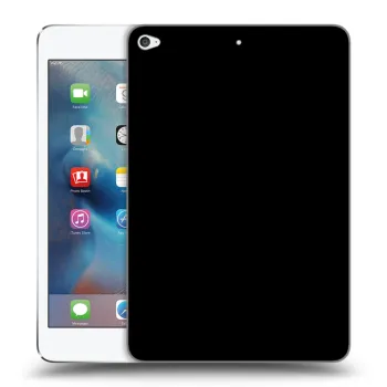 Picasee fekete szilikon tok az alábbi táblagépre Apple iPad mini 4 - Picasee - new logo - black