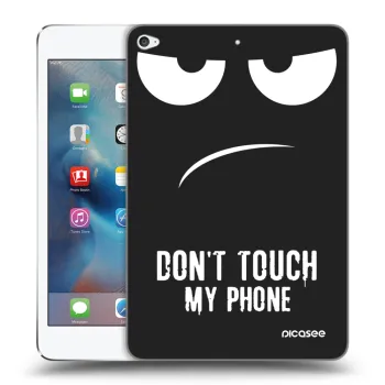 Picasee fekete szilikon tok az alábbi táblagépre Apple iPad mini 4 - Don't Touch My Phone