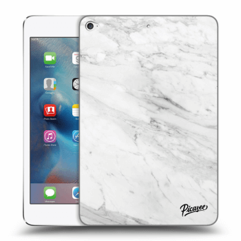 Picasee átlátszó szilikon tok az alábbi táblagépre Apple iPad mini 4 - White marble