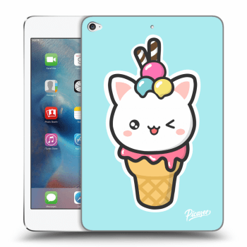 Picasee átlátszó szilikon tok az alábbi táblagépre Apple iPad mini 4 - Ice Cream Cat