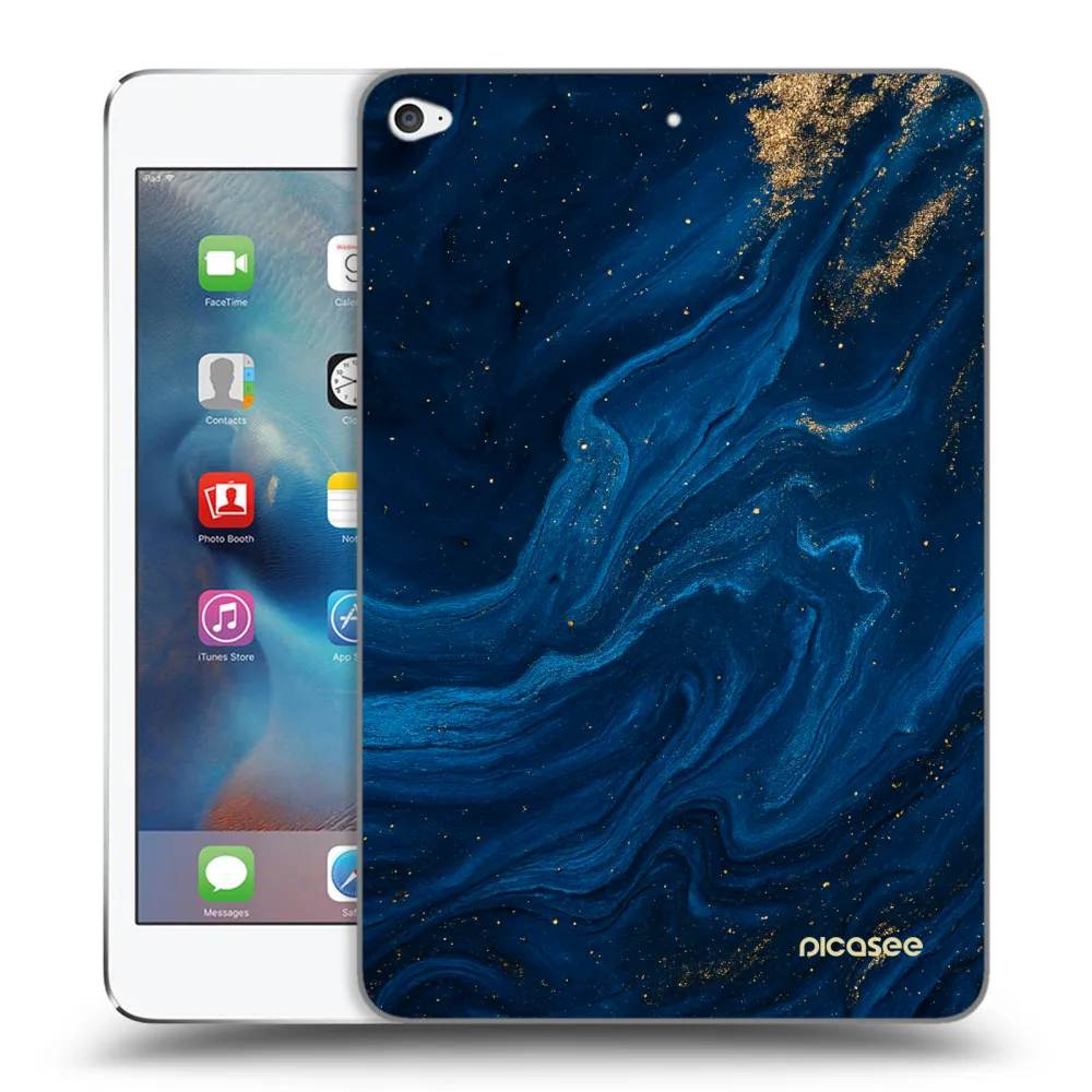 Picasee átlátszó szilikon tok az alábbi táblagépre Apple iPad mini 4 - Blue