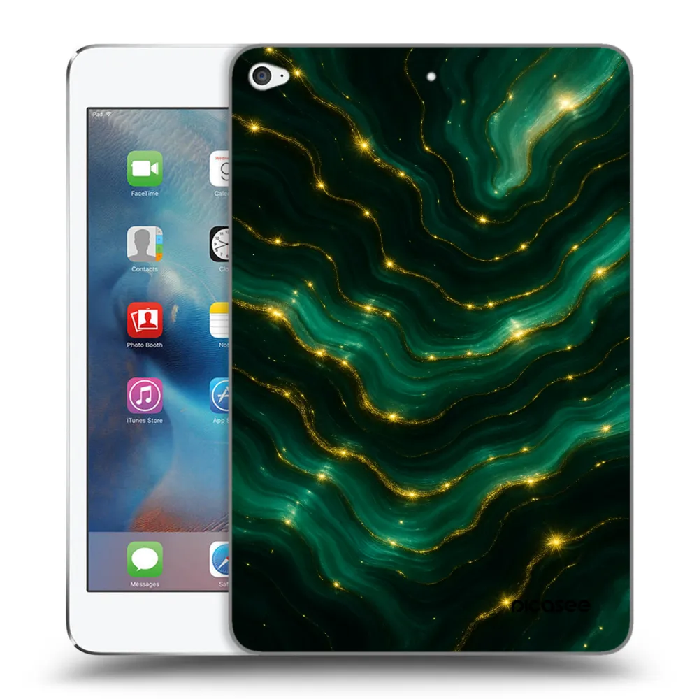 Picasee átlátszó szilikon tok az alábbi táblagépre Apple iPad mini 4 - Emerald